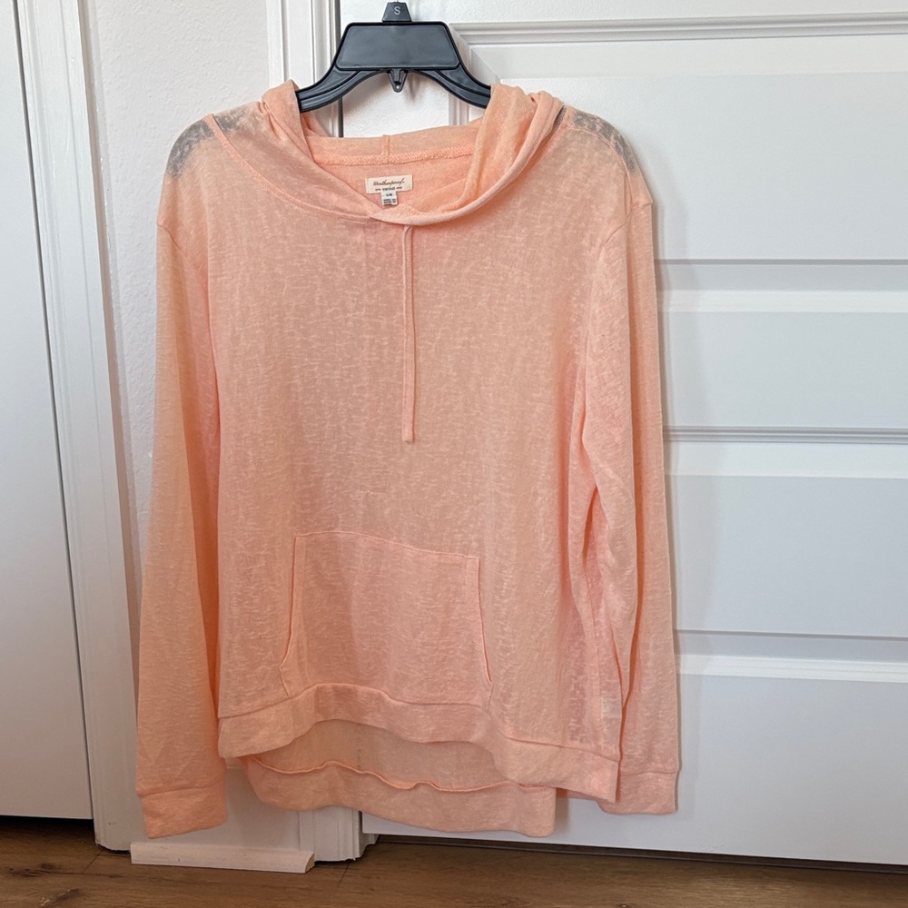 Vintage Peach Hooded Sweater